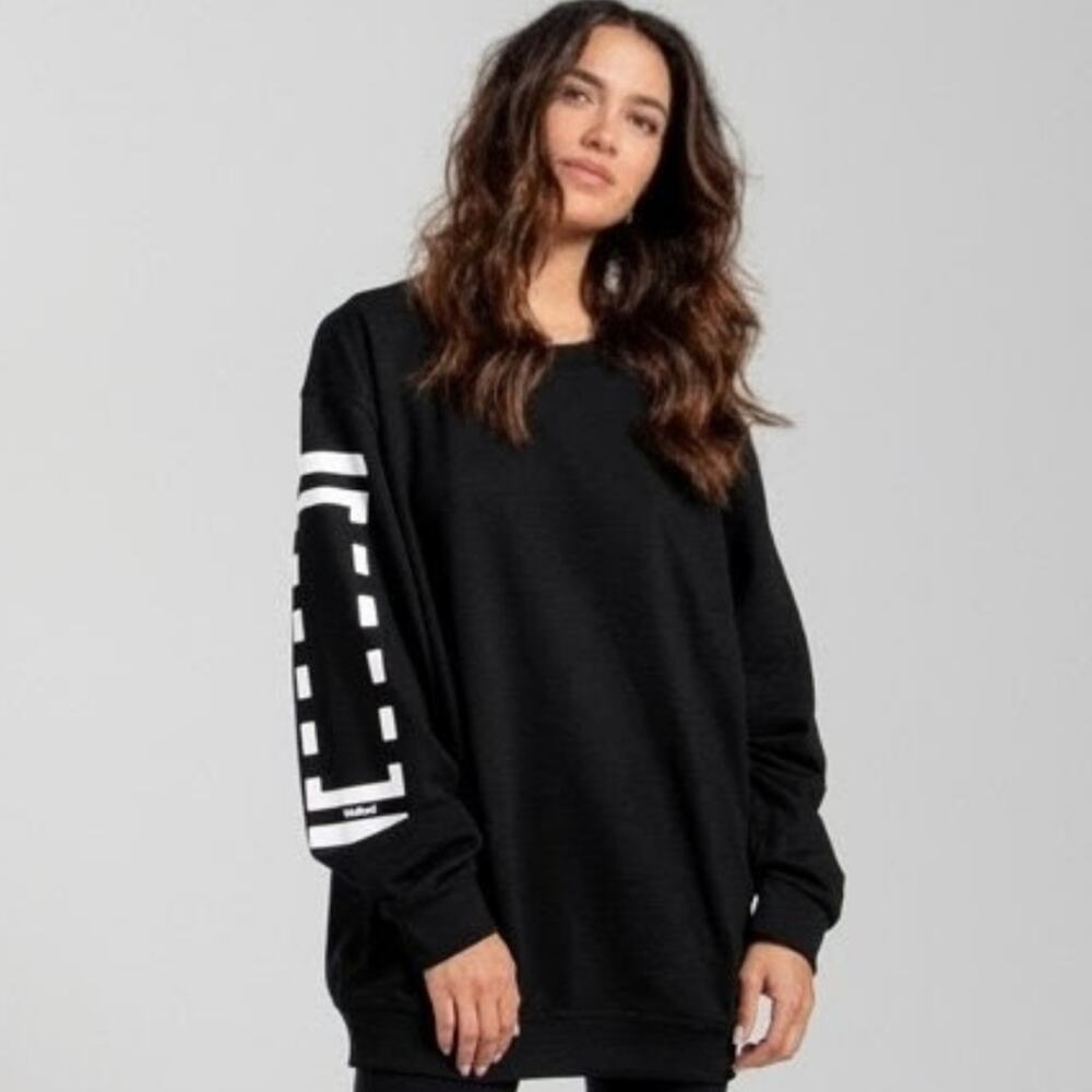 Wolford Sweatshirt Dress Oversized Streetwear Minimalist Scandi Athleisure M
